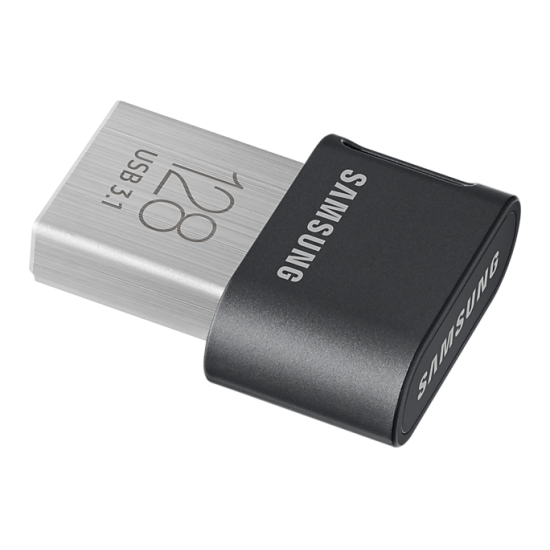 USB памет Samsung FIT Plus, 128GB, USB-A, Черна