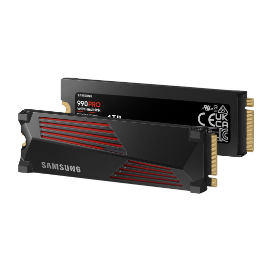 SSD SAMSUNG 990 PRO with Heatsink 4TB, MZ-V9P4T0GW