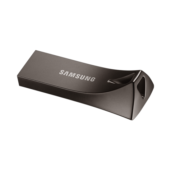 Samsung USB Flash Drive BAR Plus, 256GB, USB-A, Titanium Gray