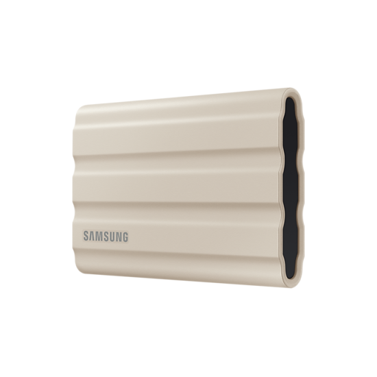 External SSD Samsung T7 Shield, 1TB USB-C, Moonrock Beige