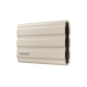 External SSD Samsung T7 Shield, 1TB USB-C, Moonrock Beige