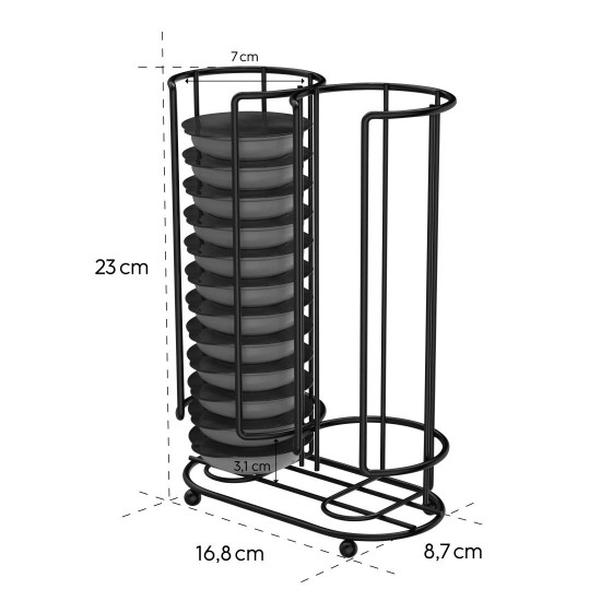 Xavax Coffee Capsule Stand for Tassimo, Holder for 26 Capsules, 111269