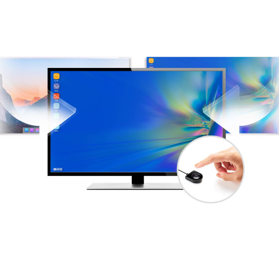 KVM switch ATEN US3310, 2-ports, 4K, HDMI, USB-C