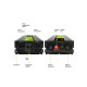 Инвертор GREEN CELL, 24/220V,  DC/AC, 3000W/6000W, чиста синусоида