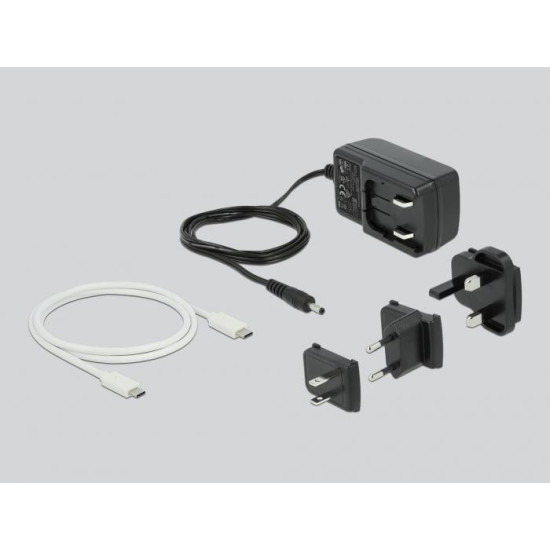 Станция Delock USB-C, За 2 x 2.5″ SATA HDD / SSD, Клониране