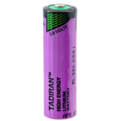 Lithium thyonil chlorid battery  3,6V AA R6 2,4Ah SL860/S /STD /with cup/ TADIRAN