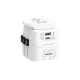 Адаптер SKROSS PRO Light USB, 1.302474, World, Бял