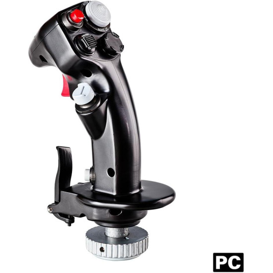 Жичен джойстик Thrustmaster F-16C Viper, Авиосимулатор за PC, Черен
