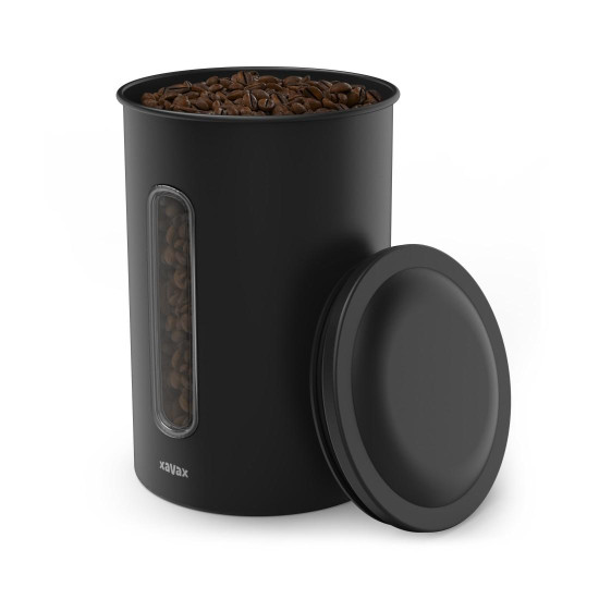 Xavax Coffee Tin for 1.3 kg Beans or 1.5 kg Powder, Airtight, 111262