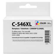 Ink cartridge CANON CL-546XL Color, Canon IP2850/ MG2450/MG2550/TS335x, 360k 15ml, Generink