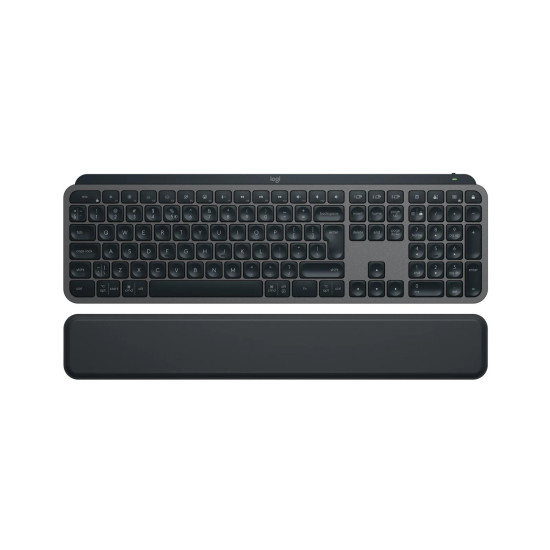 Keyboard Logitech MX Keys S, Bluetooth, Palm Rest, Graphite