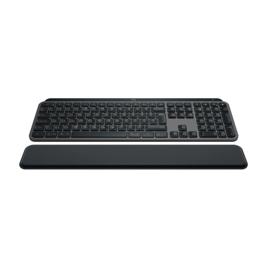 Keyboard Logitech MX Keys S, Bluetooth, Palm Rest, Graphite