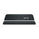 Keyboard Logitech MX Keys S, Bluetooth, Palm Rest, Graphite
