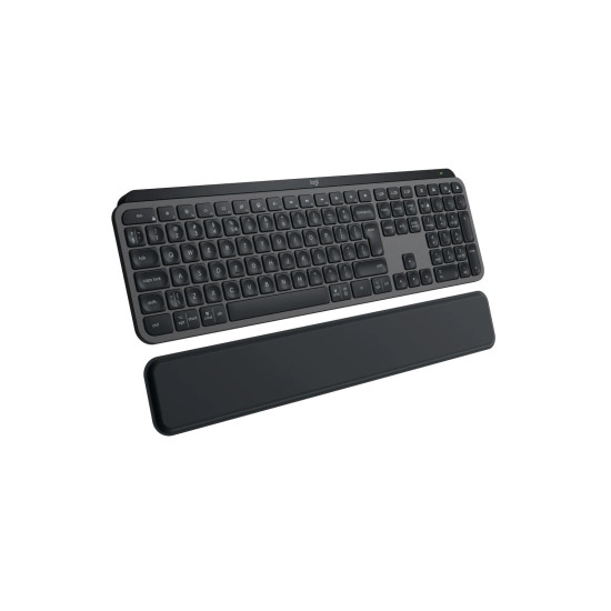 Keyboard Logitech MX Keys S, Bluetooth, Palm Rest, Graphite