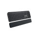 Keyboard Logitech MX Keys S, Bluetooth, Palm Rest, Graphite