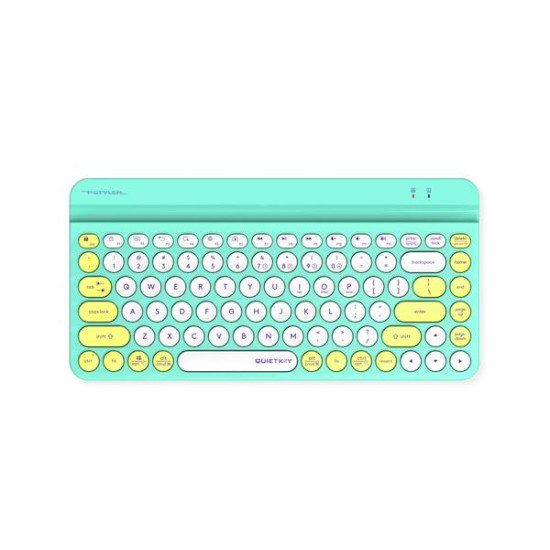 Wireless Keyboard A4TECH FBK30, Bluetooth & 2.4G, Avocado, Smartphone Cradle