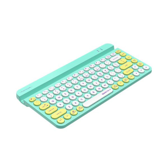 Wireless Keyboard A4TECH FBK30, Bluetooth & 2.4G, Avocado, Smartphone Cradle