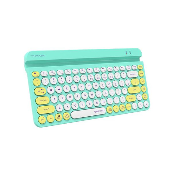 Wireless Keyboard A4TECH FBK30, Bluetooth & 2.4G, Avocado, Smartphone Cradle