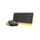 A4TECH FG1110  2.4G Compact Desktop Set, Bumblebee