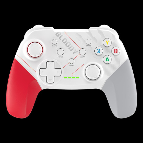 Gamepad A4tech Bloody GPW50, Dual-mode Wireless & Wired, White