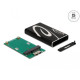 Външно чекмедже Delock 42006, За mSATA SSD, USB