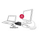 Адаптер Delock, mini DisplayPort 1.2 мъжко - DisplayPort женско, 4K, 90°