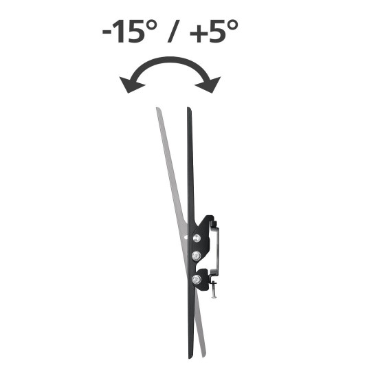 Hama TV Wall Bracket, Tilt, 191 cm (75