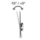 Hama TV Wall Bracket, Tilt, 191 cm (75