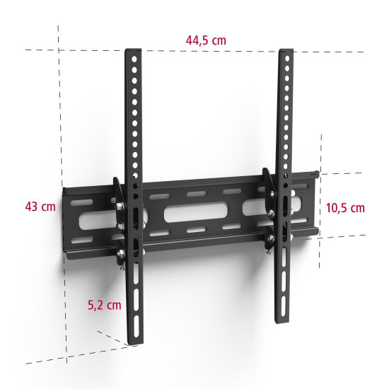 Hama TV Wall Bracket, Tilt, 191 cm (75