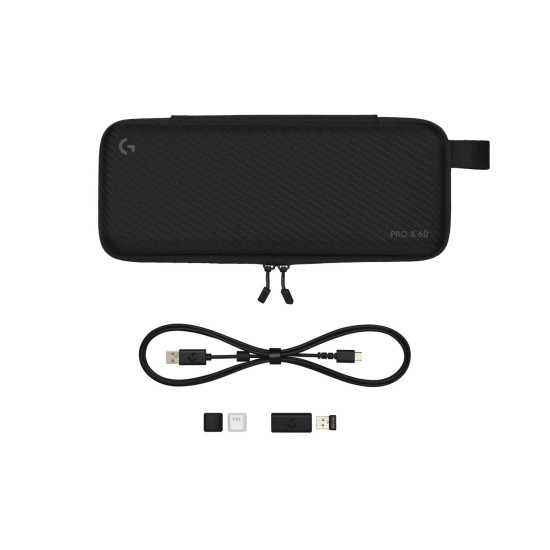 Wireless Gaming Keyboard Logitech Pro X 60 Tactile White