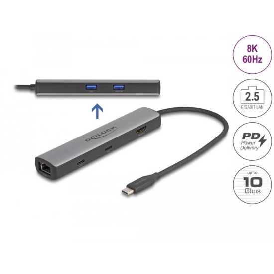 Delock USB 40 Gbps USB Type-C Docking Station