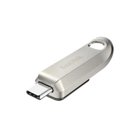 USB stick SanDisk Ultra Luxe, 64GB, USB 3.2 Gen 1, USB-C, Silver