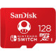 SanDisk 128GB microSDXC UHS-I for Nintendo Switch, Speed Up to 100MB/s