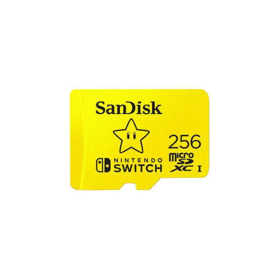 SanDisk 256GB microSDXC UHS-I for Nintendo Switch, Speed Up to 100MB/s