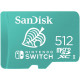 SanDisk 512GB microSDXC UHS-I for Nintendo Switch, Speed Up to 100MB/s