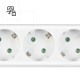 Hama Power Strip, 6-Way, Overvoltage Protection, Switch, 1.4 m, white, 223152