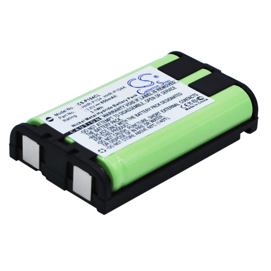 Battery for cordless phone 3.6V NiMH 850mAh HHR-P104 Panasonic KX-TG5452M Cameron Sino