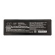 Camera Battery for Crane Remote Control  Palfinger 590 , 960 ; Scanreco  592, 960 RSC7220  NIMH 7,2V 2000mAh /3 connectors of the battery/ Cameron Sino