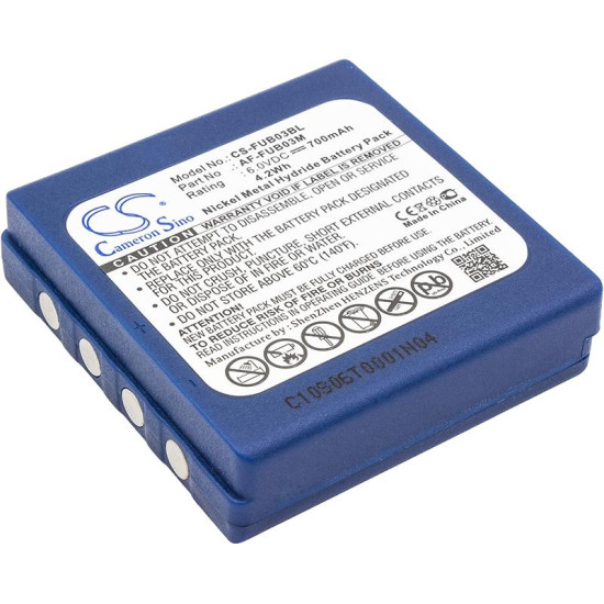 Camera Battery for Crane Remote Control HBC FUB3A, Radiomatic BA203060, Hetronic TGA, Abitron TGA  NIMH 6V 700mAh Cameron Sino