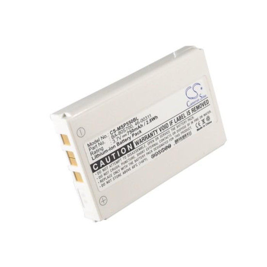 Camera Battery for  barcode scanner Metrologic MS5500, Optimus S  BA-80S700  LiIon  3.7V 750mAh Cameron Sino