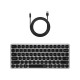 Безжична клавиатура Huion HB186S, За графичен таблет, Bluetooth 5.1