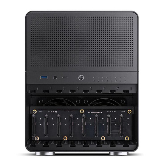 Case Jonsbo N3 NAS, Mini-ITX, Black