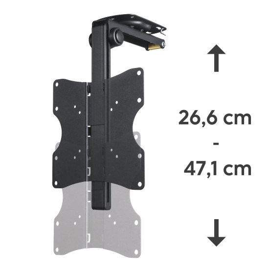 Hama TV Ceiling Mount, Swivel, Height-adjustable, 117 cm (46