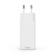 Hama Fast Charger, GaN, 2x USB-C, 1x USB-A, Mini Charger, PD, 65 W, white