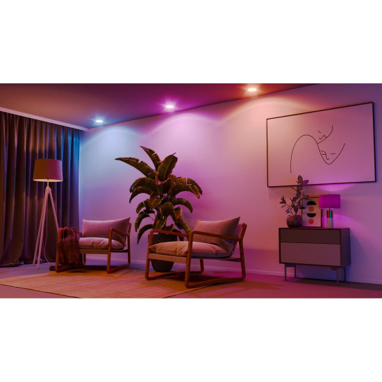 Hama Smart WLAN LED Lamp, GU10, Matter, 4.9W, RGBW, for Voice / App Control