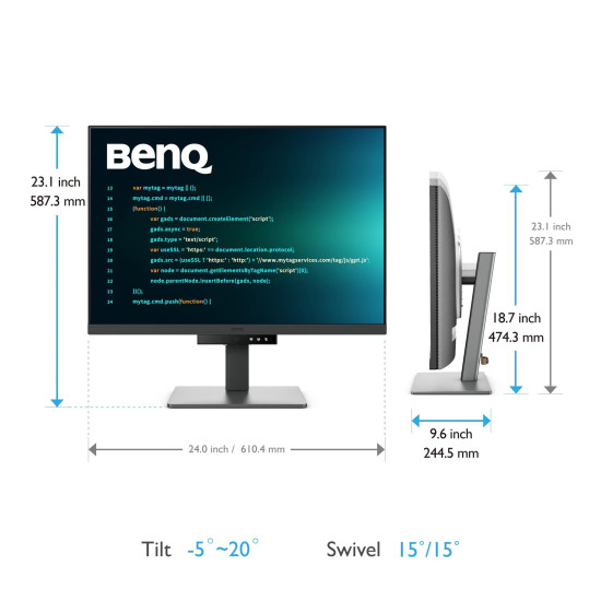 Монитор за програмиране BenQ RD280U, 28.2