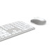 Hama Wireless keyboard and mouse set WKM-550, бяла, 173066