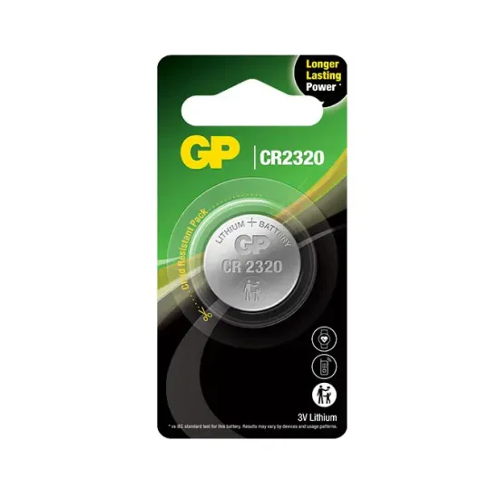 Lithium Button Battery GP CR-2320 3V  1 pcs in blister /price for 1 battery/