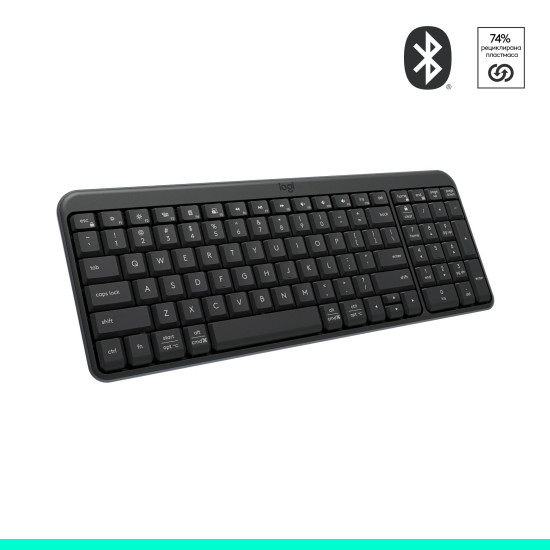 Wireless Keyboard Logitech K250 Graphite - BG Cyrilic Layout