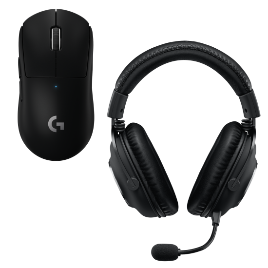 Bundle Gaming Mouse and Headset Combo Logitech G Pro X Superlight and Logitech G Pro Headset